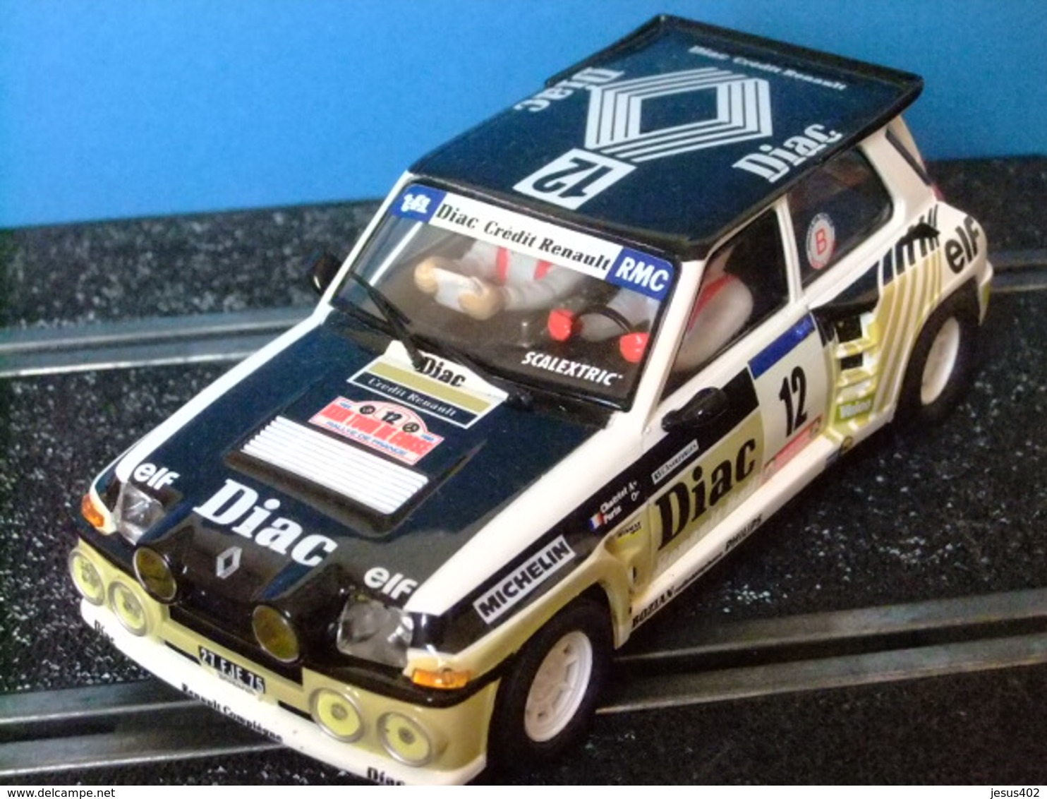 Scalextric SCX RENAULT 5 MAXI TURBO Blanco - Autocircuits