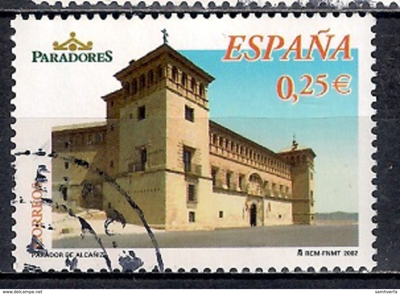 Spain 2002 - Tourist Hotels - Parador De Alcañiz - Usados