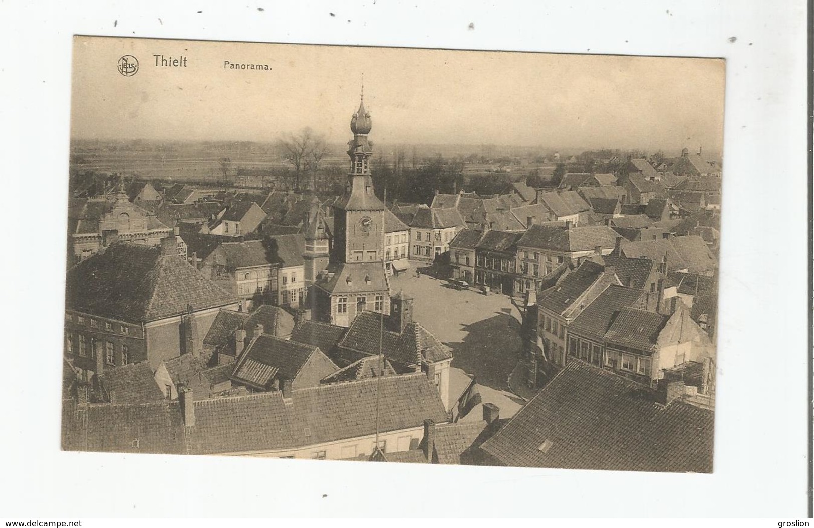 THIELT   PANORAMA 1918 - Tielt