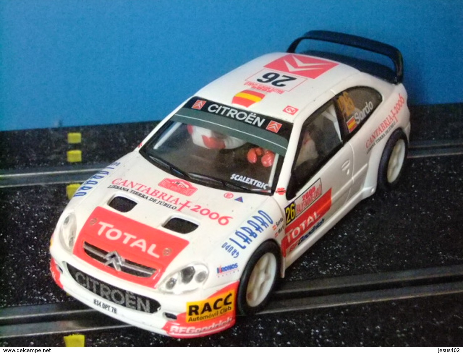 Scalextric SXC CITROËN XSARA T4 - WRC Blanco - Circuits Automobiles