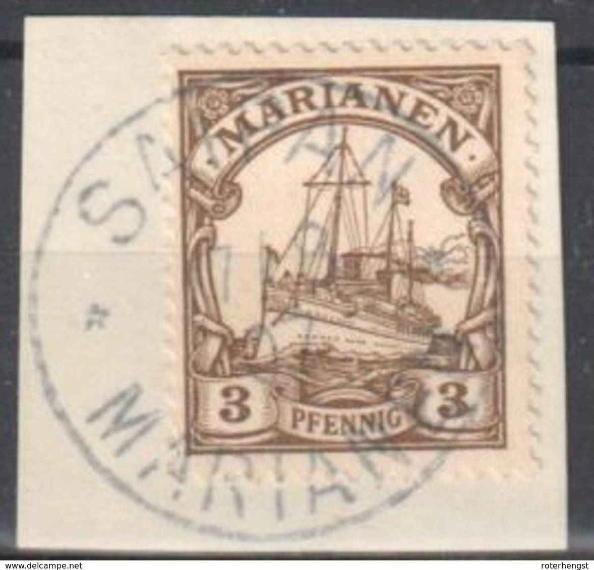 Marianen Perfect Saipan Fragment 1907 - Marianen