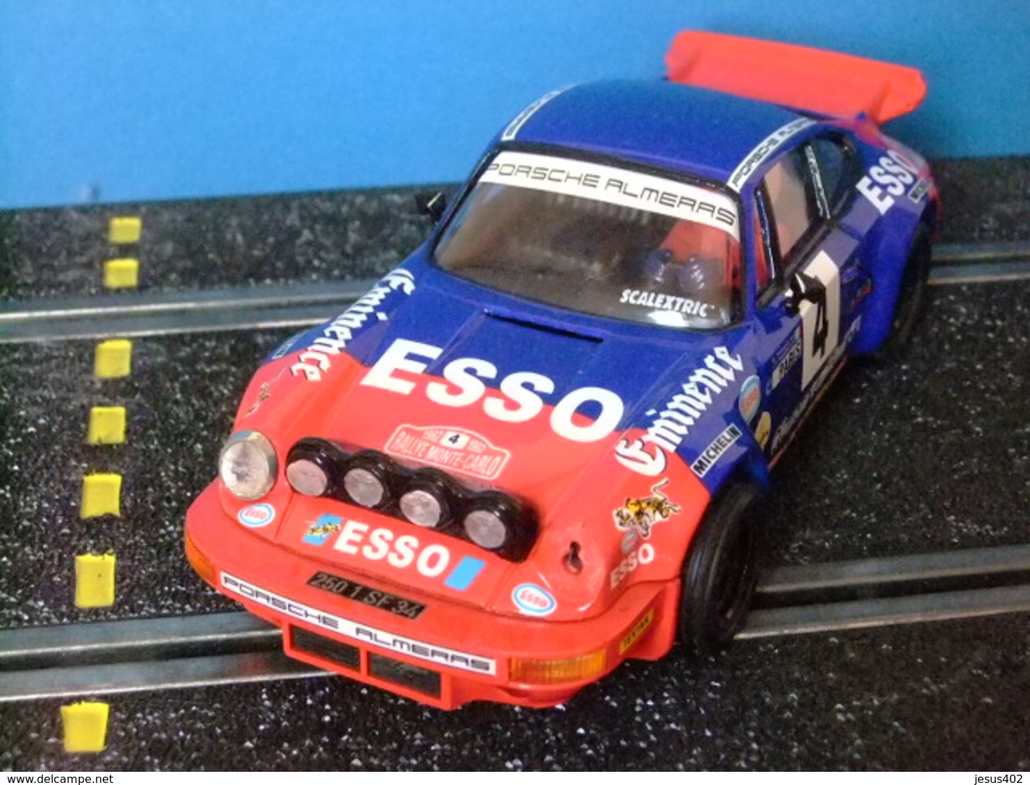 Scalextric SXC PORSCHE CARRERA RS Azul / Rojo - Circuitos Automóviles