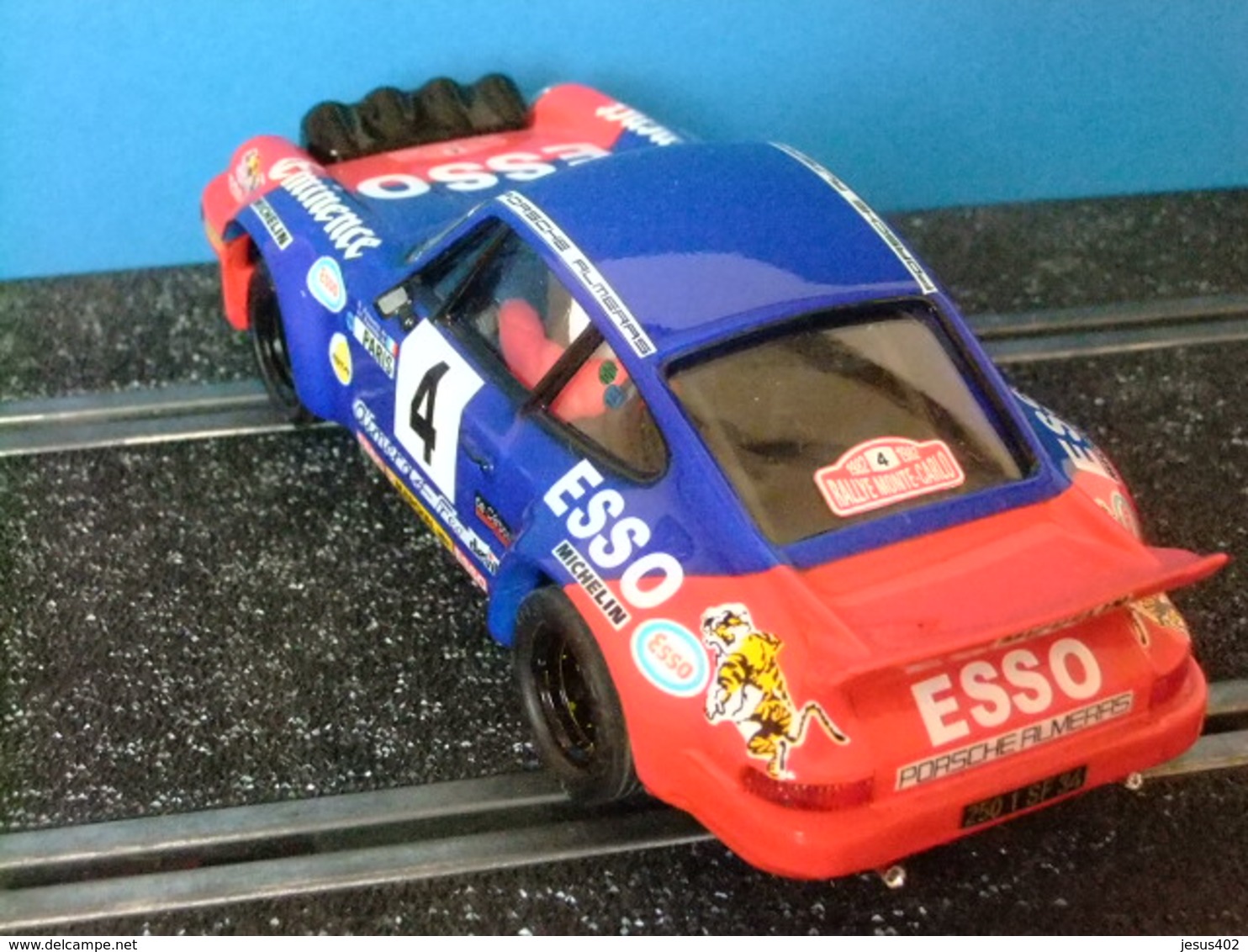 Scalextric SXC PORSCHE CARRERA RS Azul / Rojo - Circuitos Automóviles