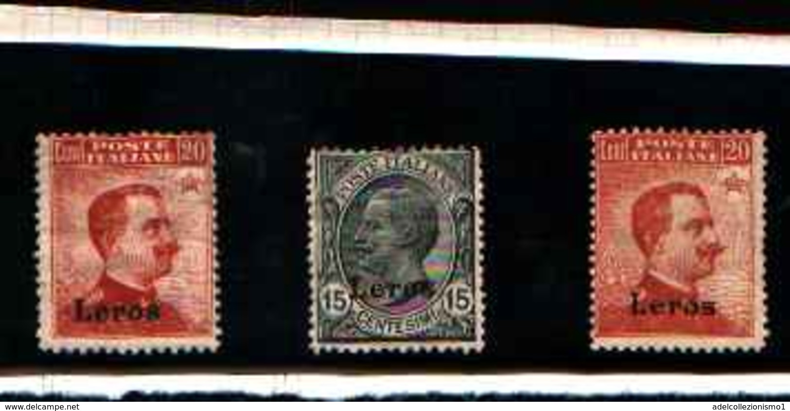 5637BIS )  EGEO-LERO-Serie Ordinaria - 1917-SERIE MLH*+MNH**+MLH* - Egée (Lero)