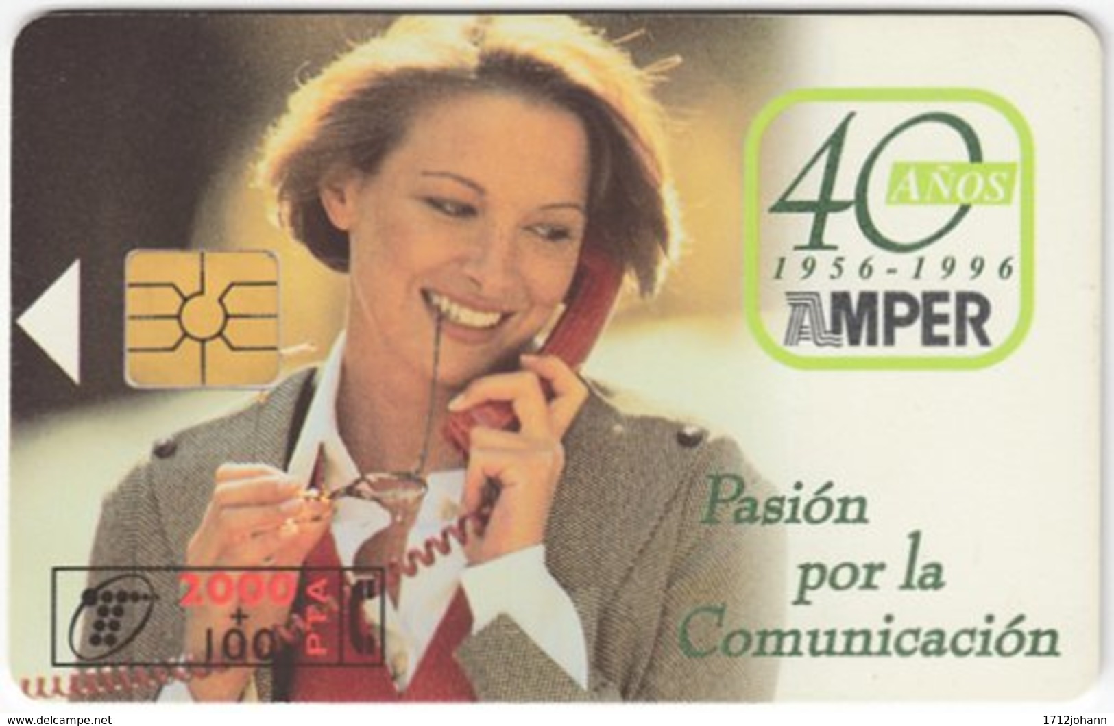 SPAIN B-481 Chip Telefonica - People, Woman - Used - Autres & Non Classés