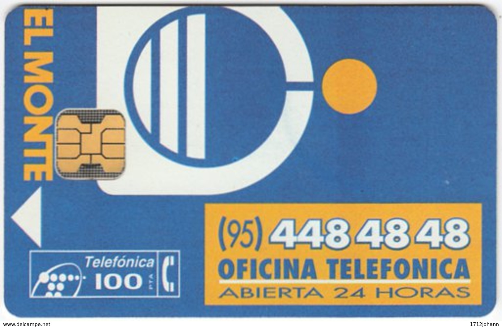 SPAIN B-492 Chip Telefonica - Used - Autres & Non Classés