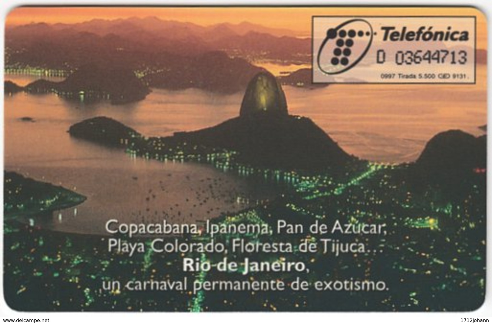 SPAIN B-501 Chip Telefonica - Advertising, Tourism - Used - Autres & Non Classés