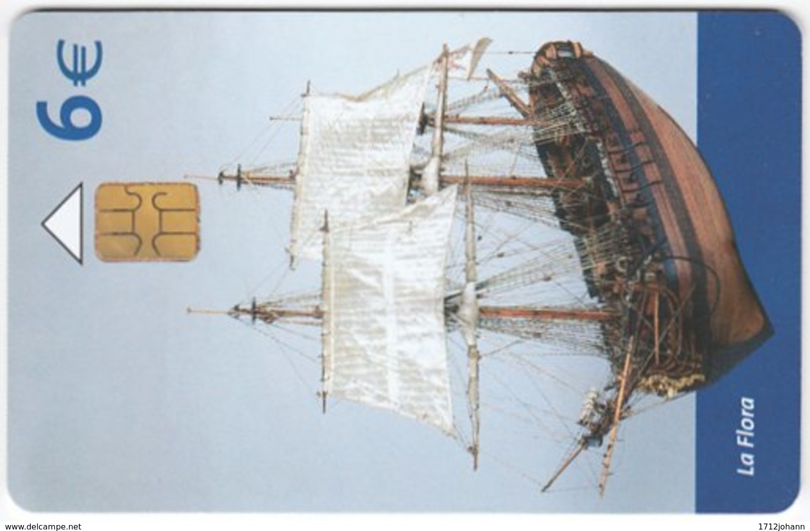 SPAIN B-514 Chip Telefonica - Model, Historic Ship - Used - Autres & Non Classés