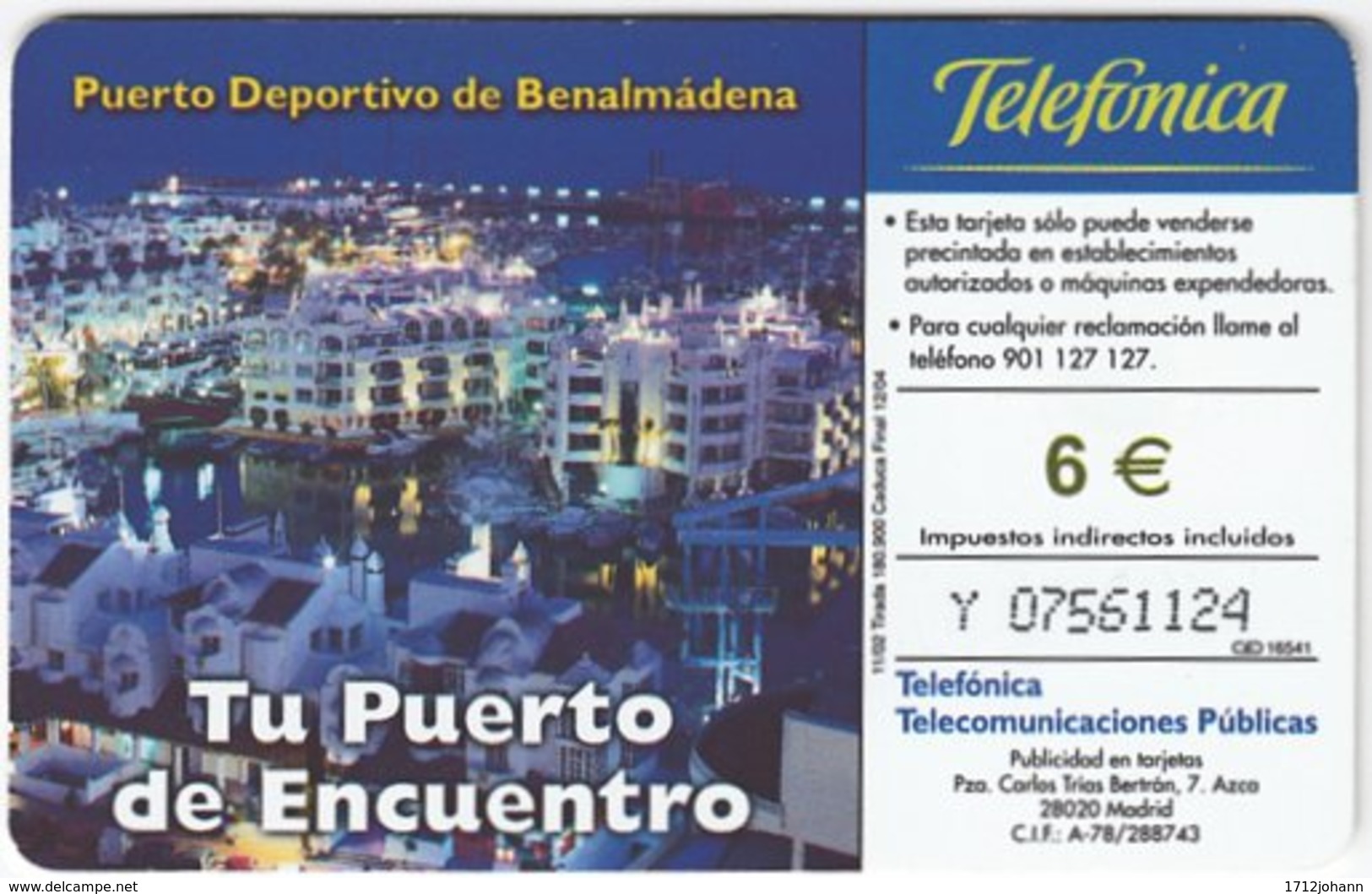 SPAIN B-519 Chip Telefonica - Traffic, Cable Railway - Used - Autres & Non Classés