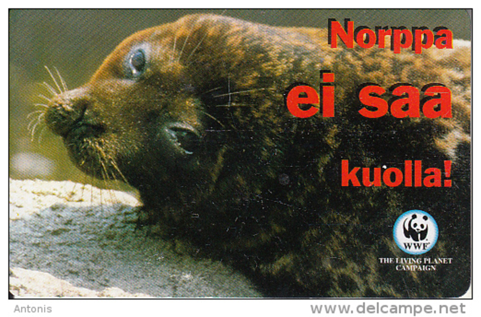 FINLAND(chip) - WWF/Seal, HPY Telecard, CN : 000166, Tirage 10000, 10/98, Used - Finland