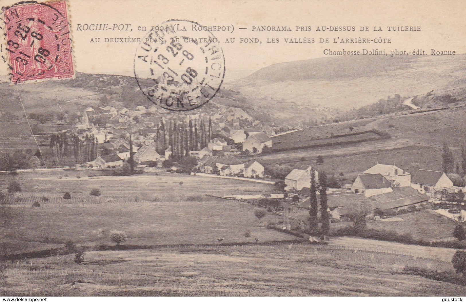 Côte-d'Or - Roche-Pot - En 1904 (La Rochepot) - Panorama Pris Au Dessus De La Tuilerie - Autres & Non Classés