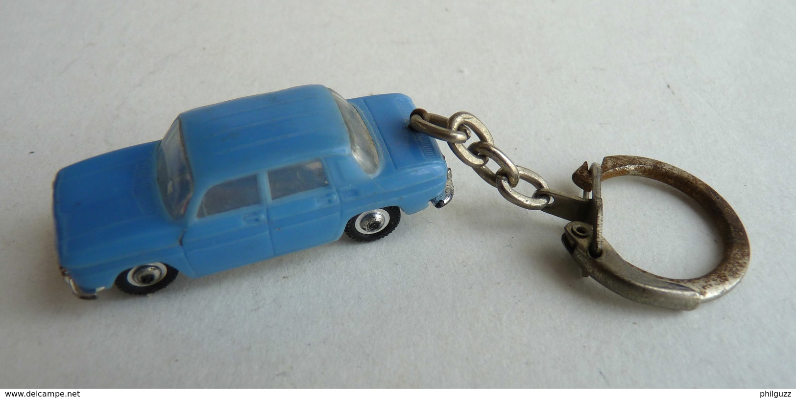 VOITURE - AUTOMOBILE - RENAULT 86 Bleue Roi - Micro NOREV 1/86 PORTE CLES - Scala 1:87