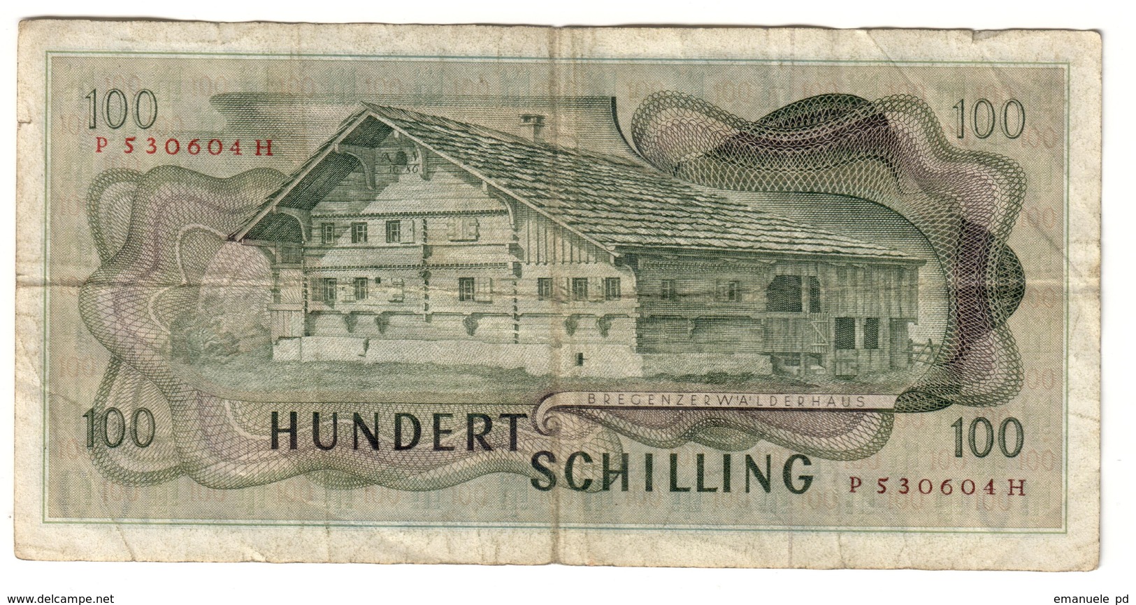 Austria 100 Shillings 02/01/1969 - Austria