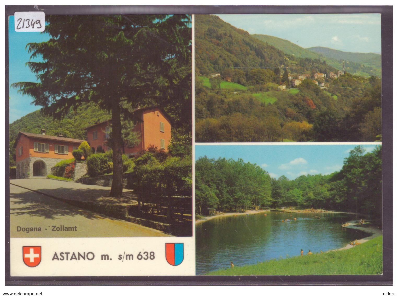 CARTE MODERNE - ASTANO - DOGANA - TB - Astano