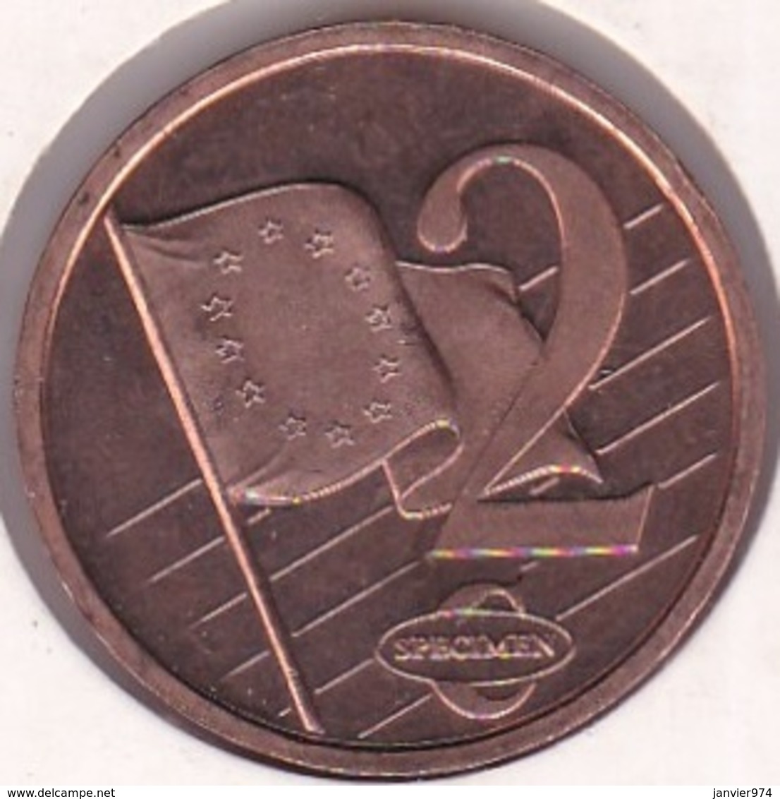 Malte. 2 Cents 2003. Specimen. Essai Probe - Autres & Non Classés