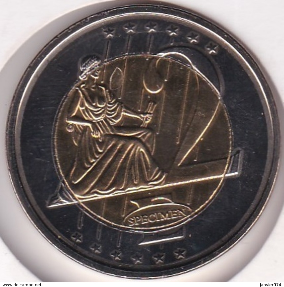 Malte. 2 Euro 2003. Specimen. Essai Probe - Pruebas Privadas