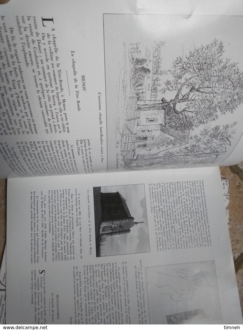LES CHAPELLES DE LA NIEVRE en 2 tomes -  les annales du pays nivernais 1988 - CAMOSINE N°52et 53 -