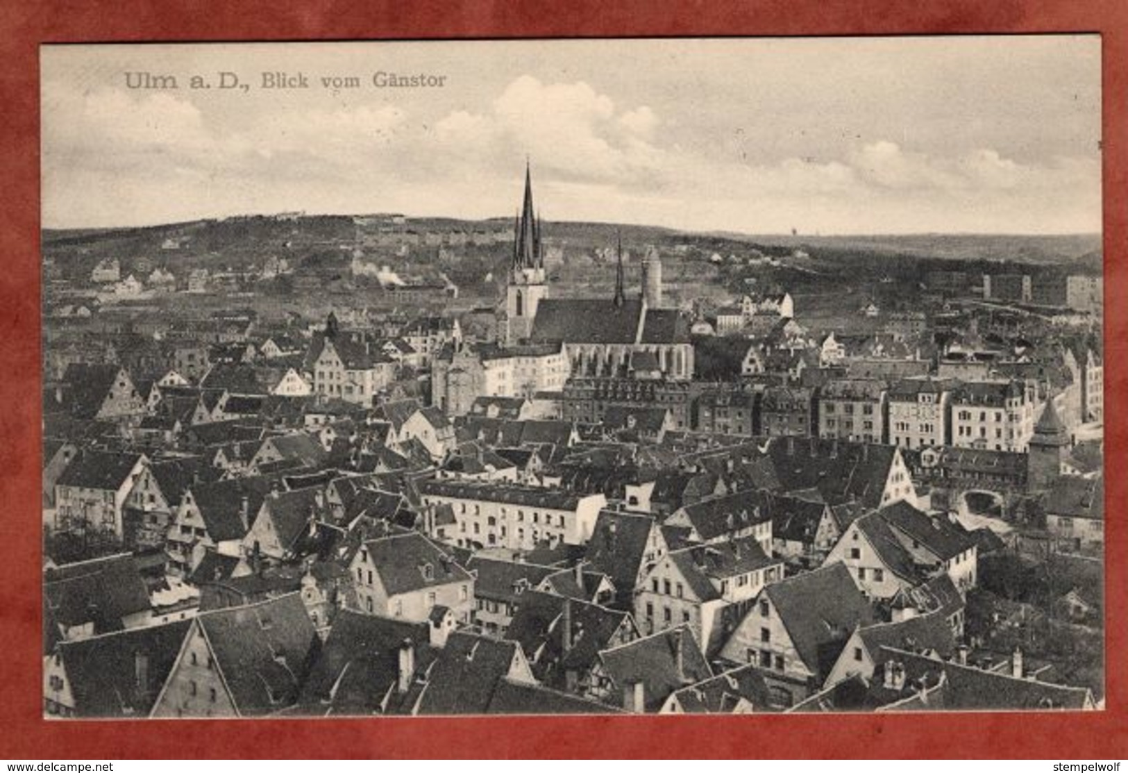 Ulm, Blick Vom Gaenstor, Germania, Nach Nagold 1912 (75960) - Ulm