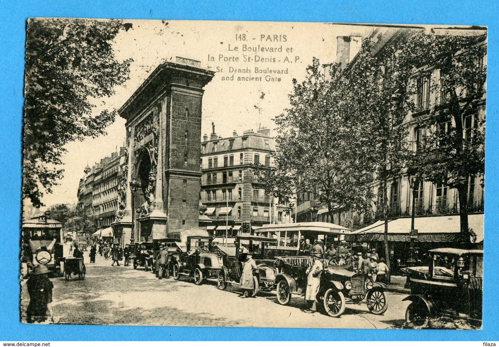 75 - 10 Paris  - La Boulevard Et La Porte Saint Denis (0058) - Arrondissement: 10