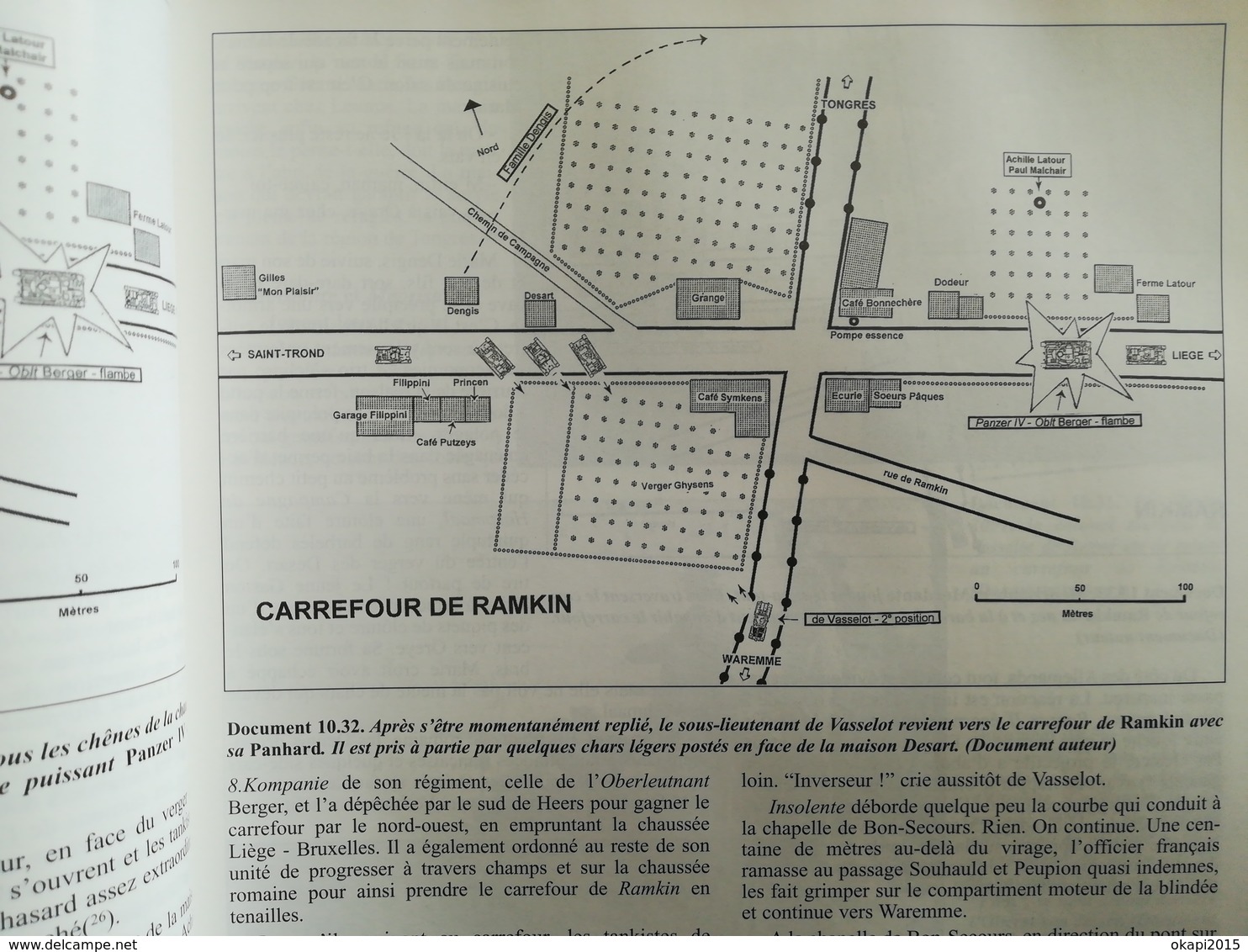 LIVRE EN ÉTAT D USAGE : EN HESBAYE MAASTRICHT CANAL ALBERT TONGRES WAREMME HANNUT BELGIQUE LIÈGE GUERRE 1939 - 1945