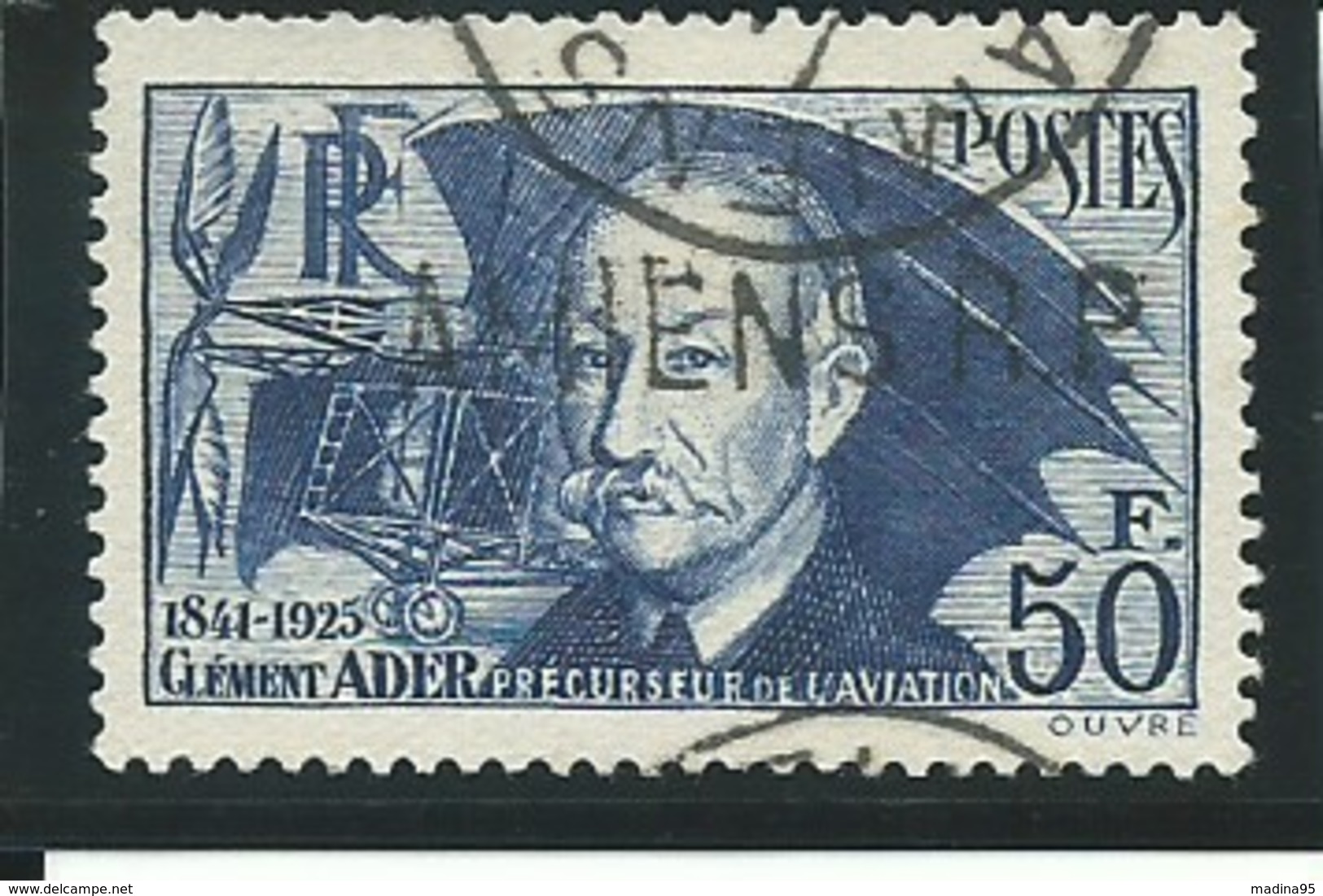 FRANCE: Obl., N° YT 493, Outremer Foncé, TB - Gebruikt