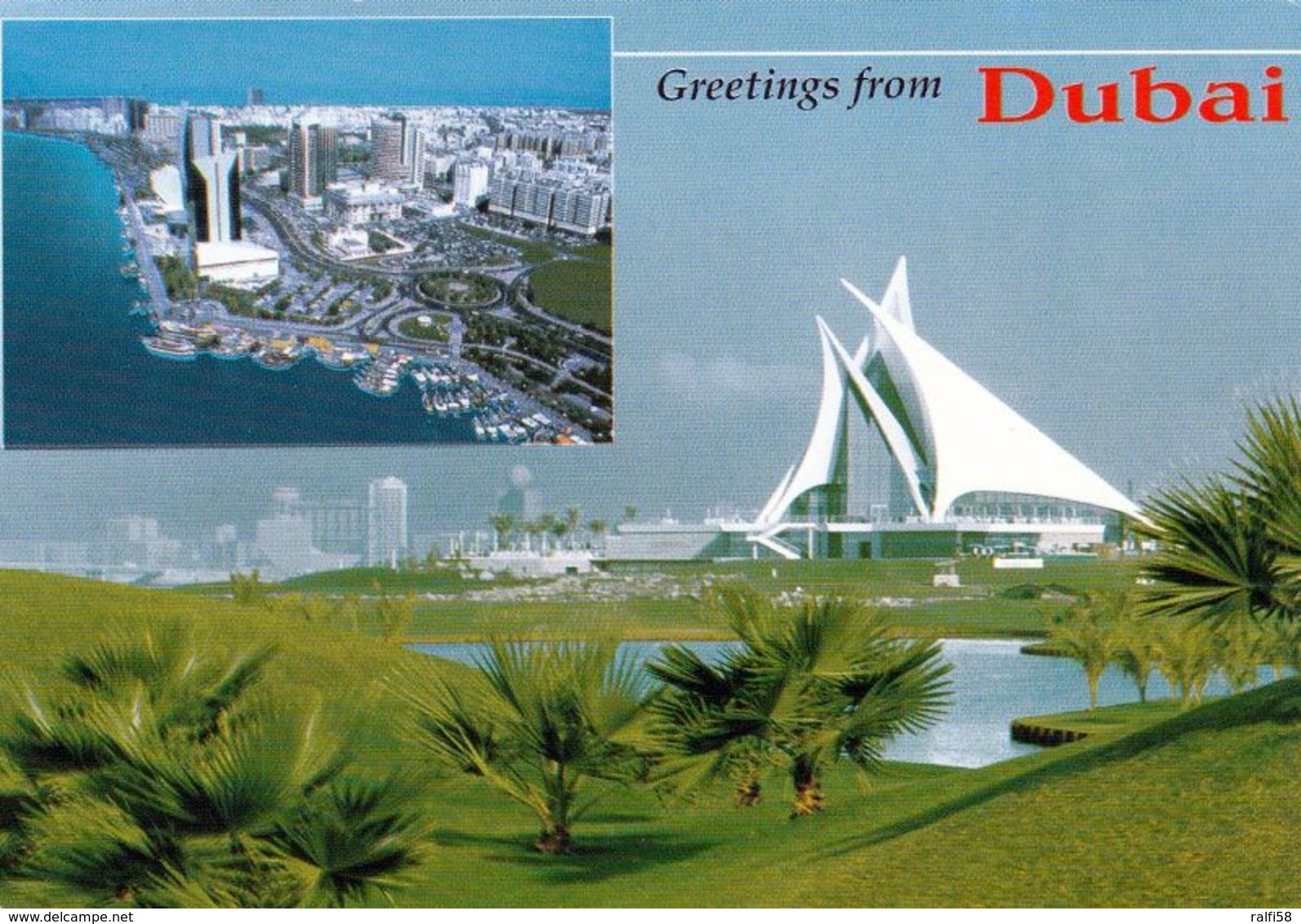 1 AK Dubai United Arab Emirates * Dubai Creek Golf & Yacht Club And Birds Eye Of Dubai Creek - Ver. Arabische Emirate - Dubai