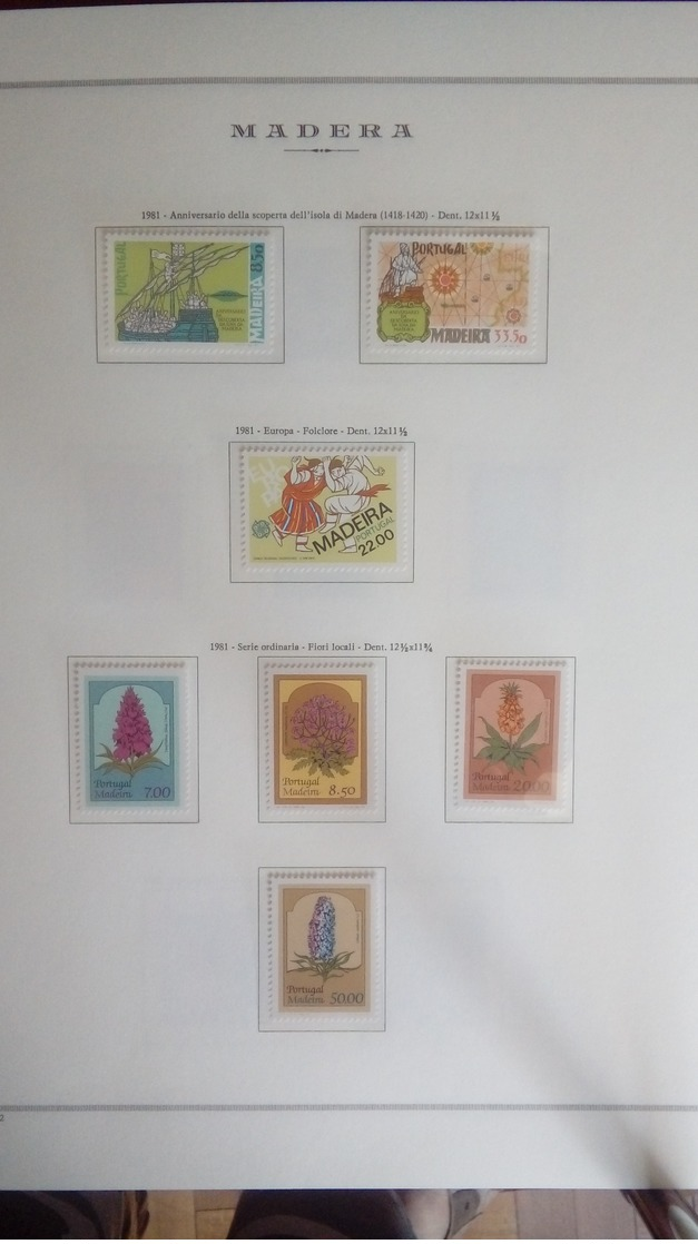 Francobolli Stamps Madera 1980-2003 + Molti Foglietti Madeira - Collezioni (in Album)