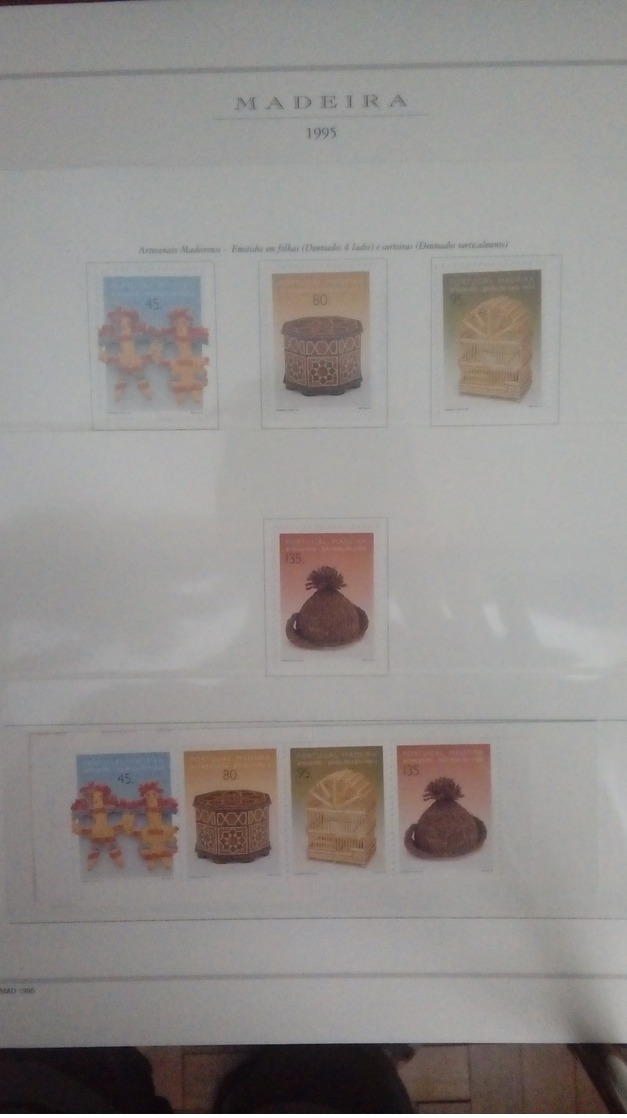 francobolli stamps madera 1980-2003 + molti foglietti madeira