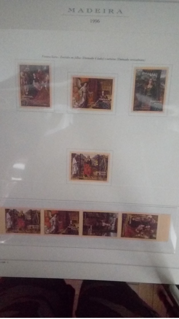 francobolli stamps madera 1980-2003 + molti foglietti madeira