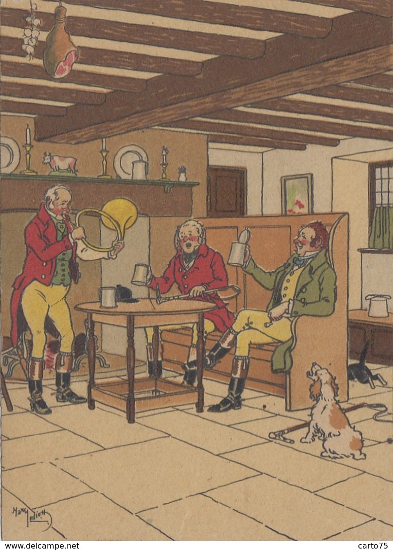 Illustrateurs - Harry Eliott - Chasse à Courre Taverne - Barré Dayez N° 840 F - Elliot