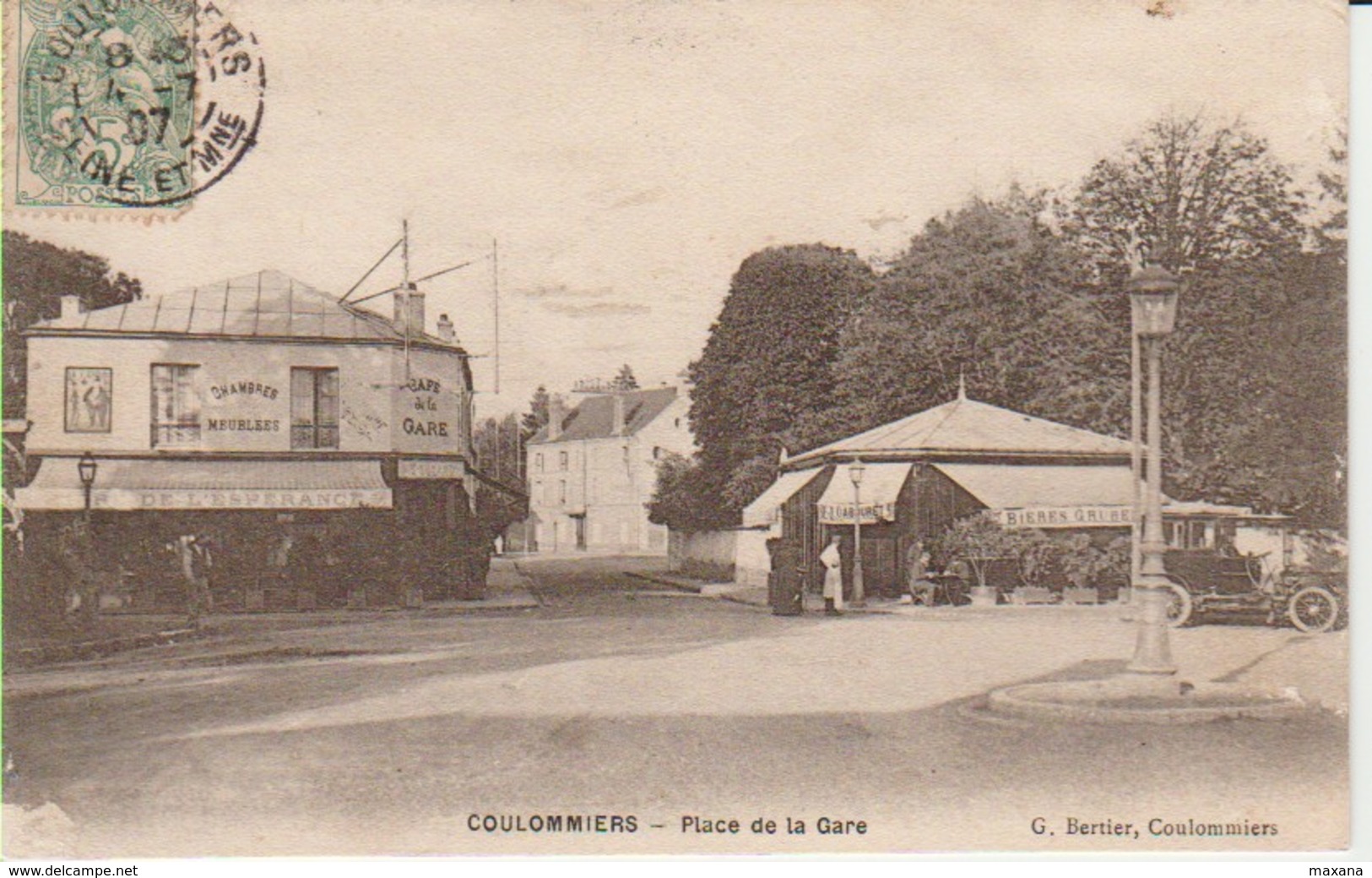 77.COU - COULOMMIERS - Place De La Gare - Coulommiers