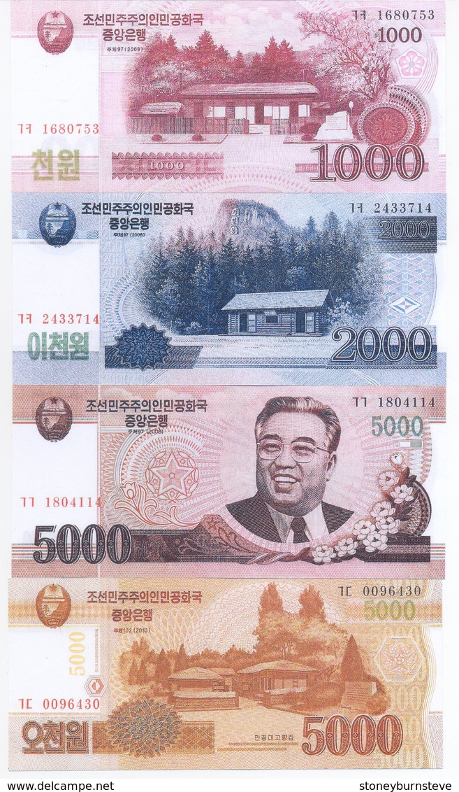 North Korea 10 Note Set 2009 COPY - Corea Del Norte