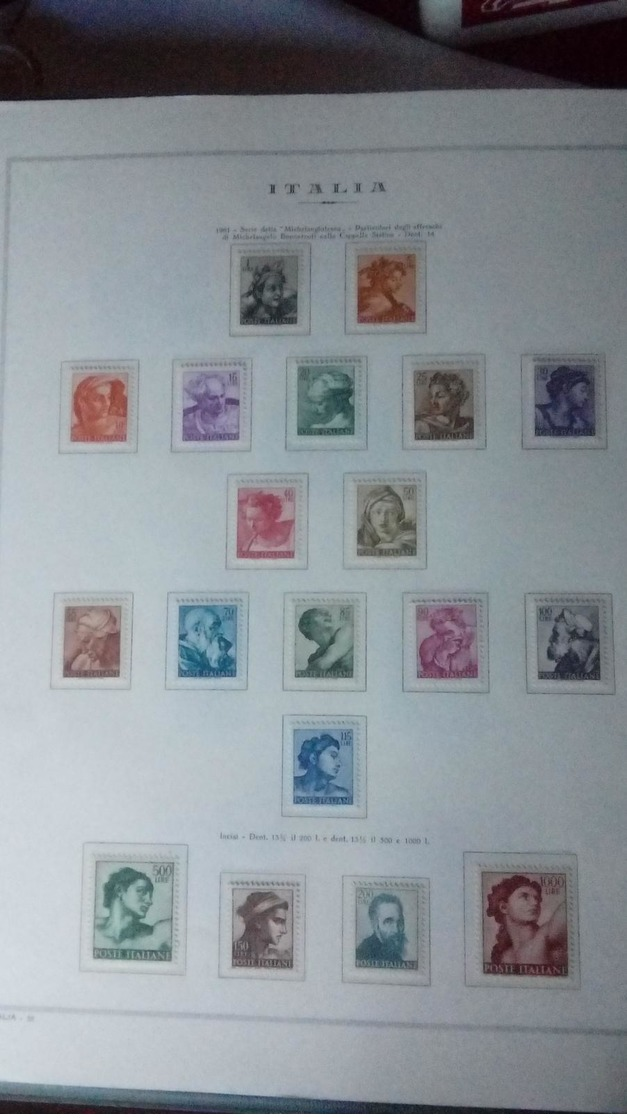 Francobolli Italia Repubblica Emissioni 1955 - 1978 Italy Stamps - Collezioni (in Album)