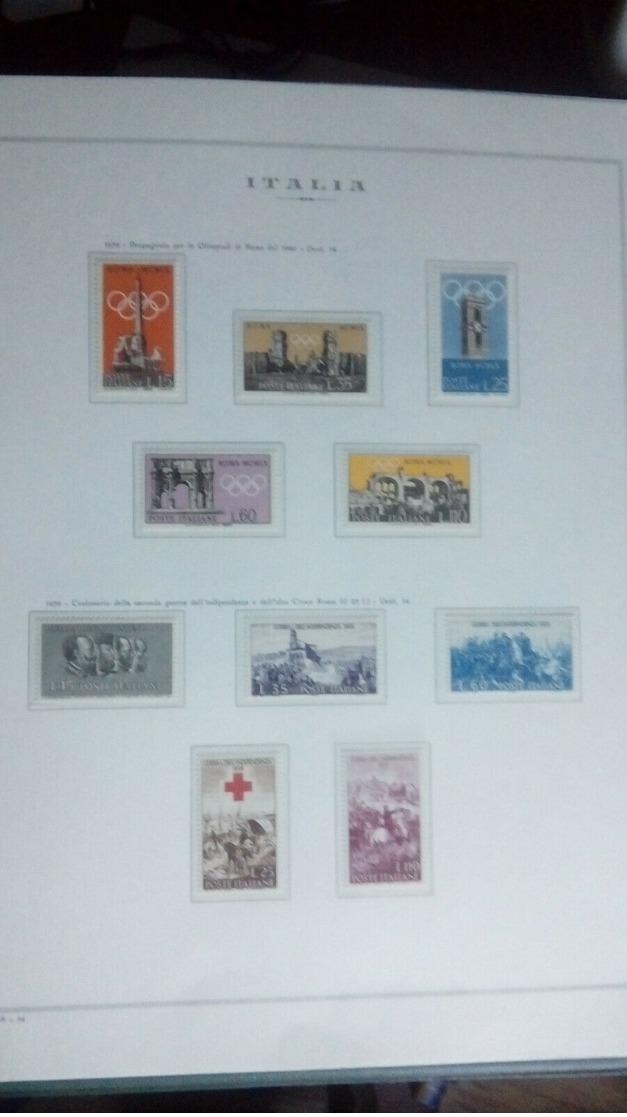 francobolli italia repubblica emissioni 1955 - 1978 italy stamps