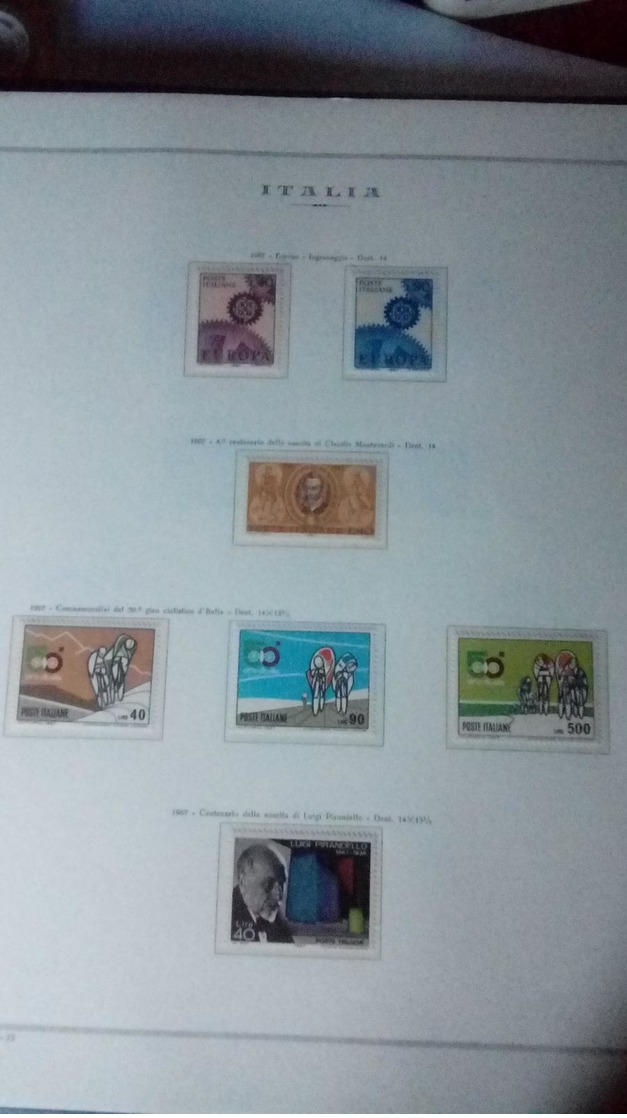 francobolli italia repubblica emissioni 1955 - 1978 italy stamps