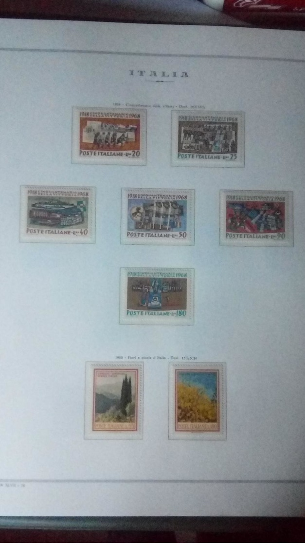 francobolli italia repubblica emissioni 1955 - 1978 italy stamps