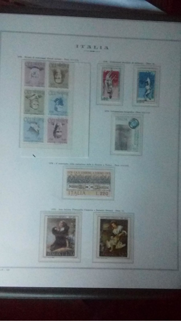 francobolli italia repubblica emissioni 1955 - 1978 italy stamps