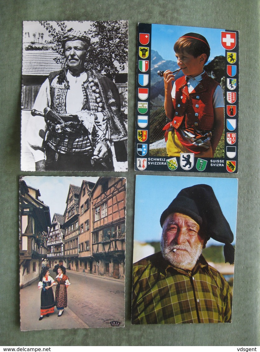 LOT 52 CPSM/CPM THEME SCENES - TYPES - FOLKLORE - 5 - 99 Cartes