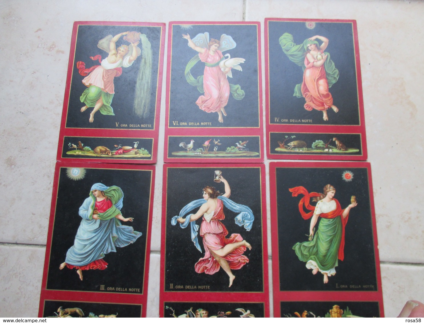 Folder Originale Serie LE ORE Raffaello Editore SBROGI Firenze N.12 Cartoline Differenti - Pittura & Quadri