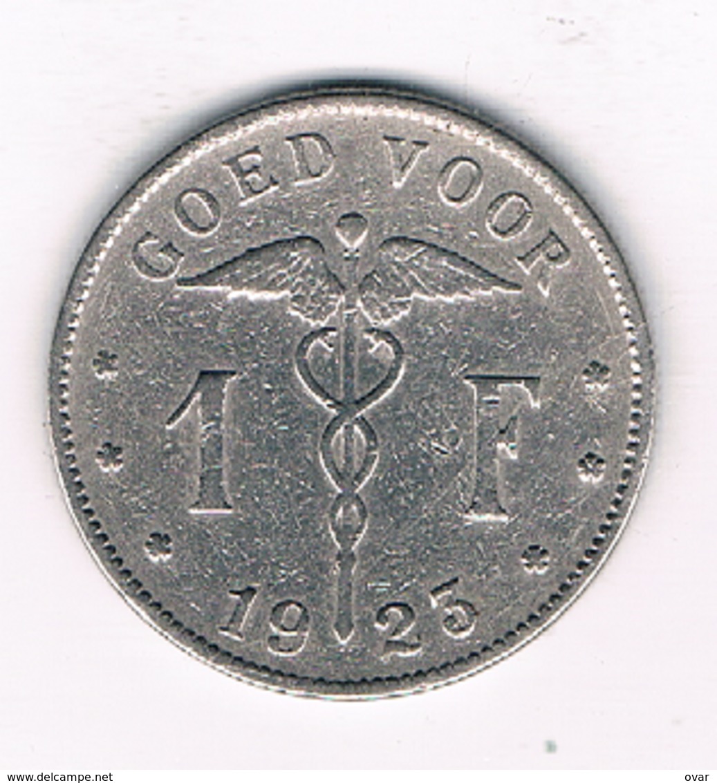 1 FRANC  1923 VL BELGIE /5112/ - 1 Franc