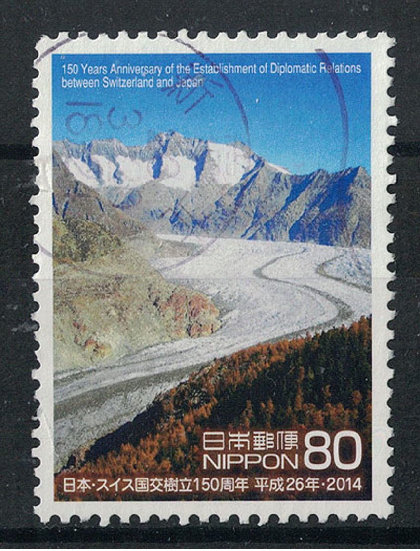 Japan Mi:06696 2014.02.06 150Years Anniv. Of The Establishment Of Diplomatic Relations Between Switzerland & Japan(used) - Oblitérés
