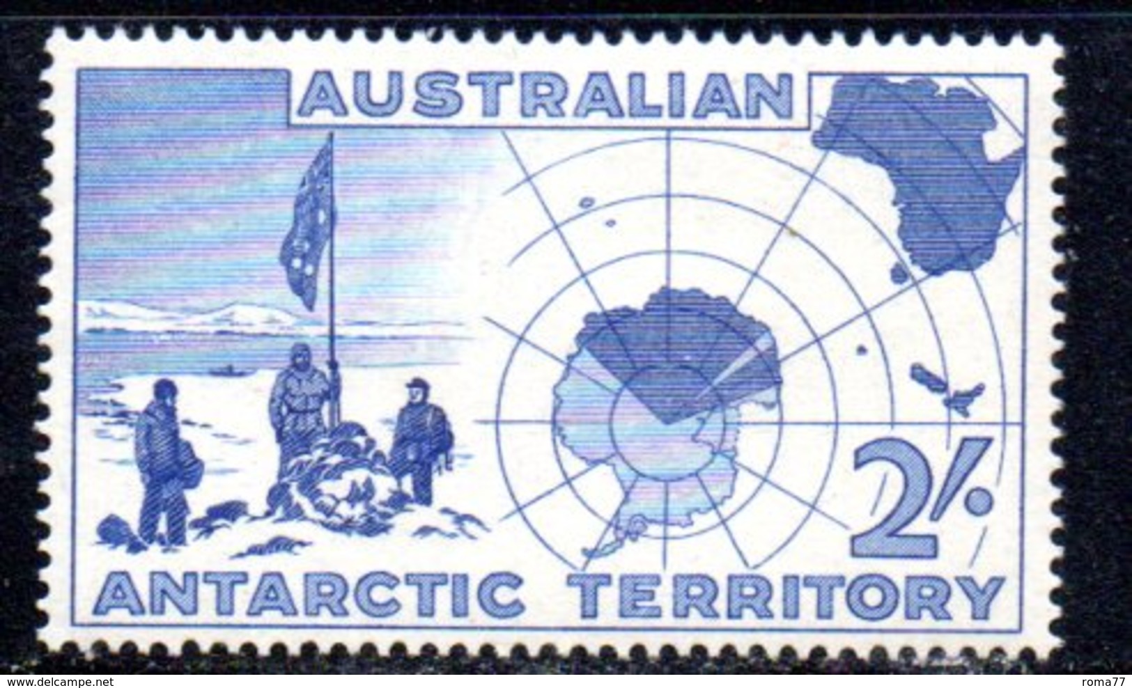 APR91 - TAA ANTARTICO AUSTRALIANO 1957 , Yvert  N. 1 ***  MNH - Unused Stamps