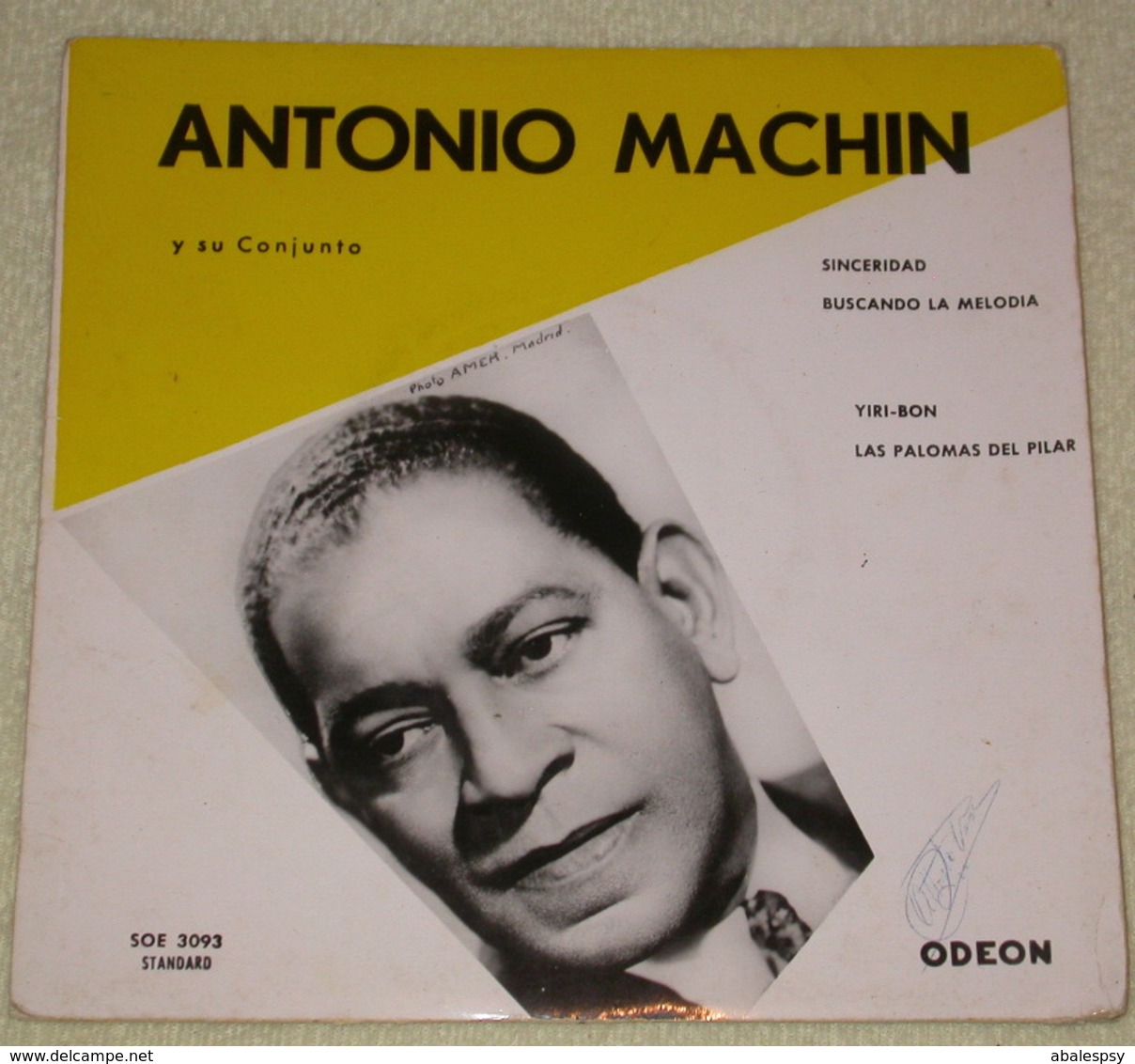 Antonio Machin 45t EP Sincerida (odeon SOE 3093 France) VG VG++ - Altri - Musica Spagnola