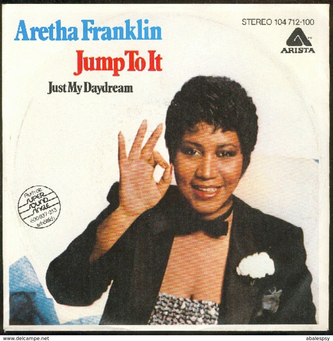 Aretha Franklin 45t Jump To It. VG++ NM - Rock