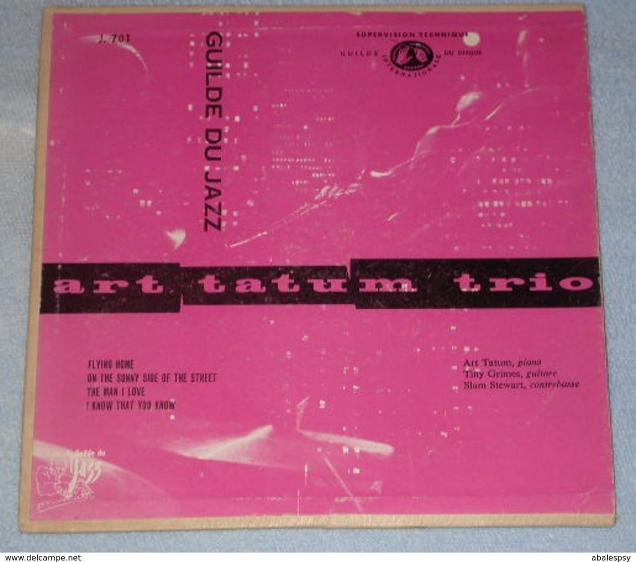 Art Tatum Trio 457 Flying Home (guilde Du Jazz J.701 FR) VG++ VG - Jazz
