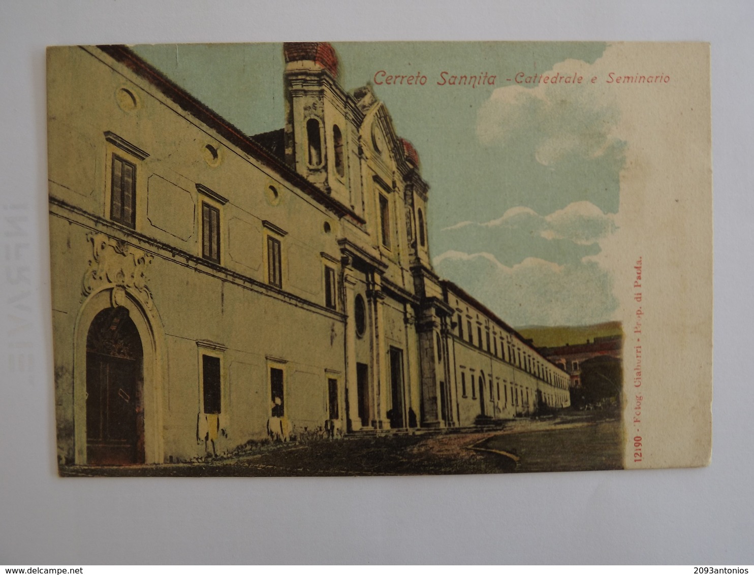 Q75 CARTOLINA CERRETO SANNITA  BENEVENTO   VIAGGIATA 1914 - Benevento