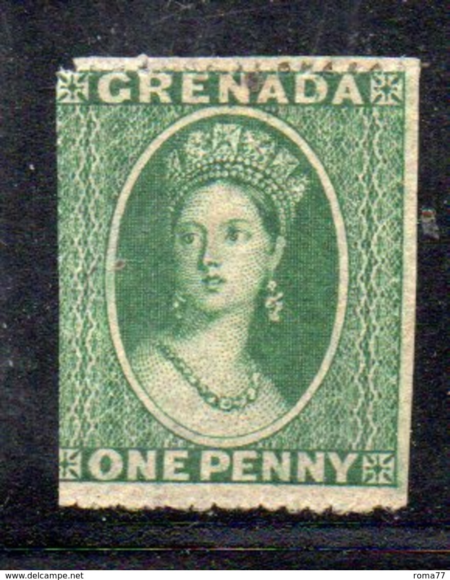 APR1610 - GRENADA , 1 Penny Verde Nuovo Senza Gomma : Non Riesco A Vedere La Filigrana (?) - Grenada (...-1974)