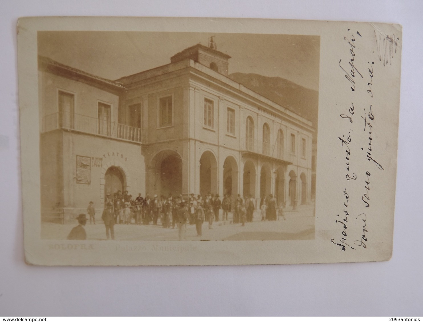 Q78 CARTOLINA   SOLOFRA AVELLINO   VIAGGIATA  1910 - Avellino