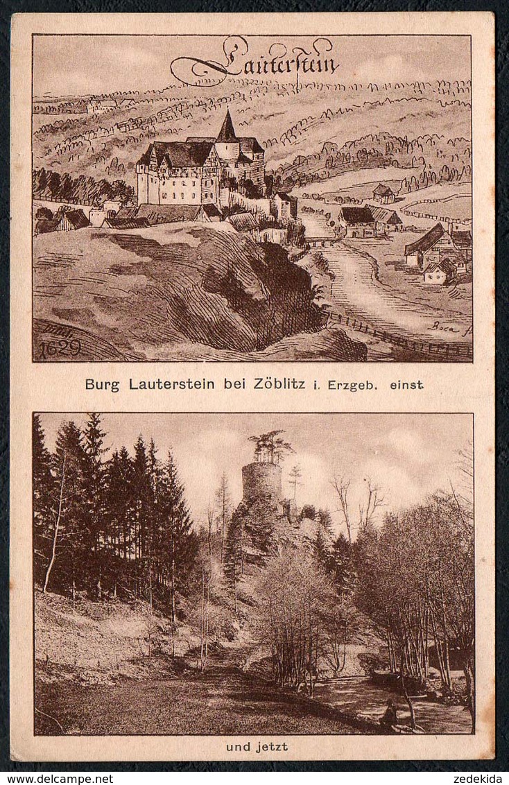 A2991 - Zöblitz - Burg Lauterstein - Photo Und Druck Paul Knäbchen - Zöblitz