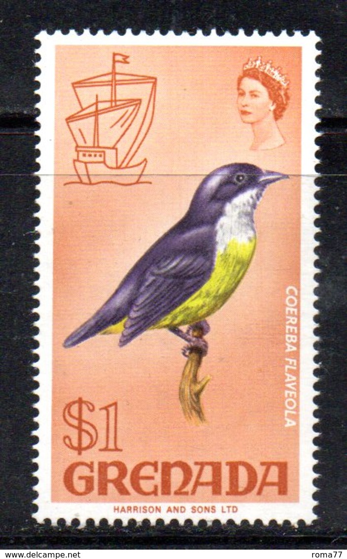 APR1618 - GRENADA 1969, 1 Doll Yvert N. 294  ***  MNH  (2380A) - Grenada (...-1974)